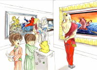 At The Art Gallery by Kame