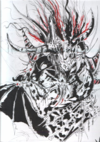 Czard Dragon (FF6) ff1 ink concept style by xnaxox