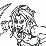 Zidane in Battle by Galsic