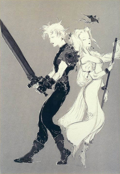 Final Fantasy VII Official Art - Caves of Narshe