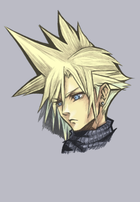 "Cloud Strife" by BrokenCH - Caves of Narshe