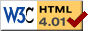 Valid HTML 4.01!